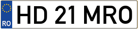 Truck License Plate